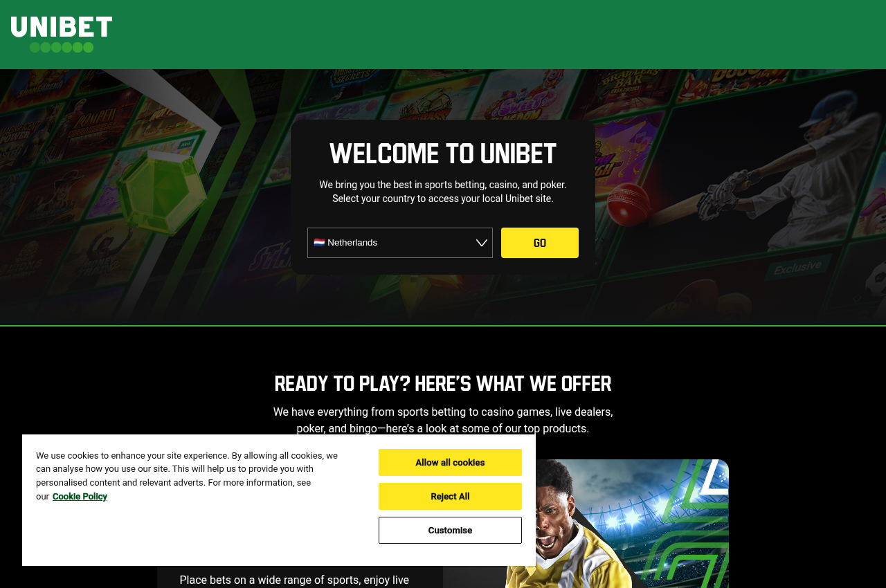 Captura archivada de fuente relacionada con Unibet